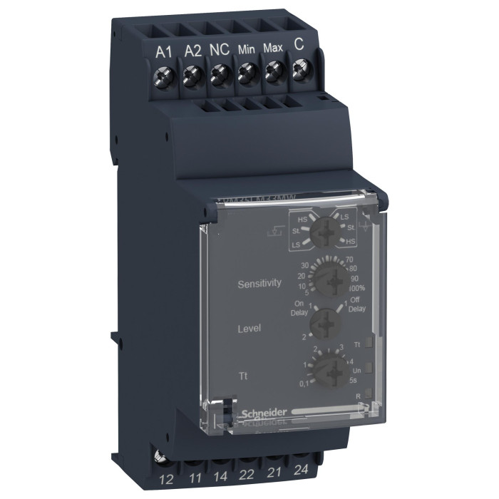 Relais de contrôle de niveau de liquide - 24..240Vca/cc Harmony RM35-L Schneider Electric -