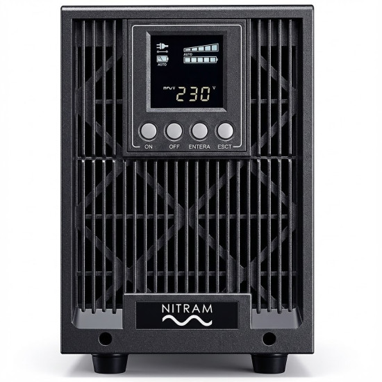 Onduleur On-Line Tour 1KVA 1000VA Monophasé Nitram - US10001TSA