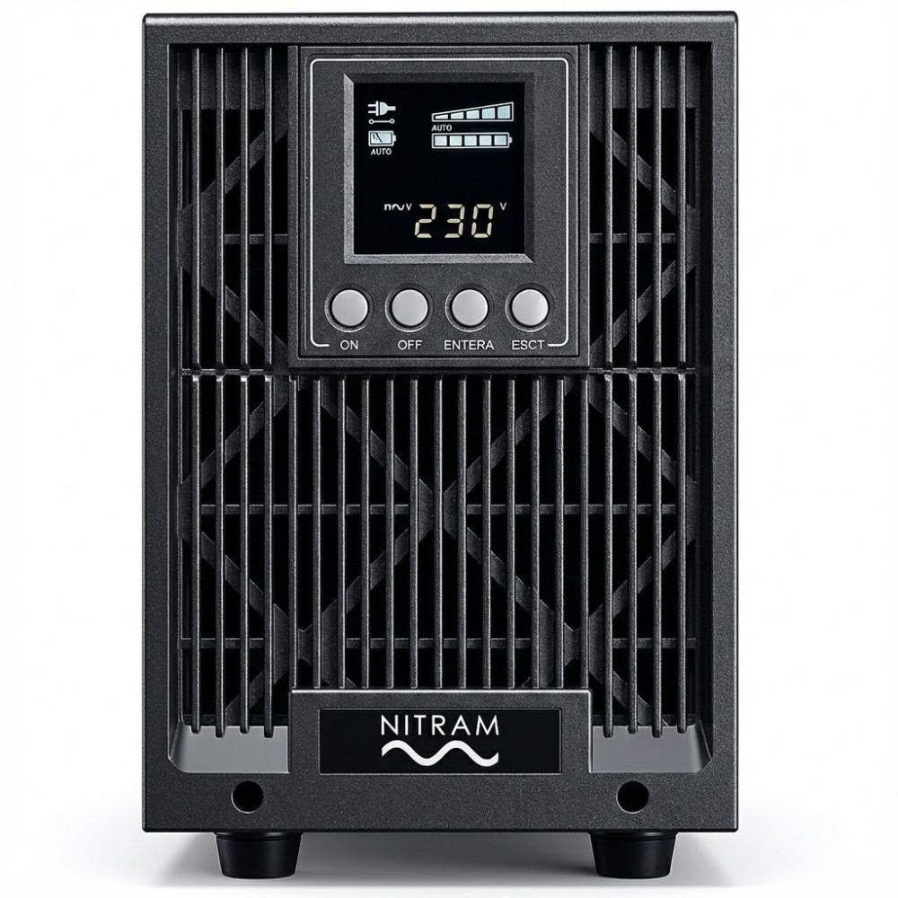 Onduleur On-Line Tour 1KVA 1000VA Monophasé Nitram - US10001TSA