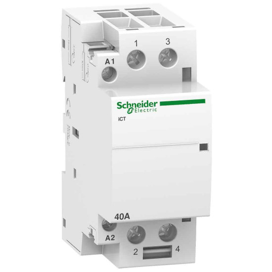 Contacteur auxiliarisable 2P - 40A - 2NO - 230/240Vca - 50Hz Schneider Electric -
