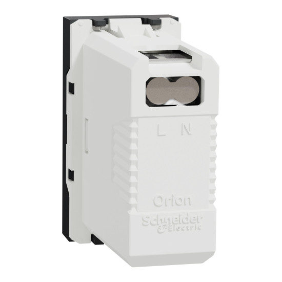Chargeur USB - 5Vcc - 1A - 1 module - Anthracite - mécanisme seul - New Unica Schneider Electric -
