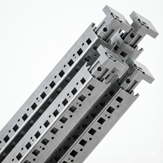 Montants verticaux - H2000mm - lot de 4 SF Kit - PanelSeT Schneider Electric - NSYSFV20,Accessoires