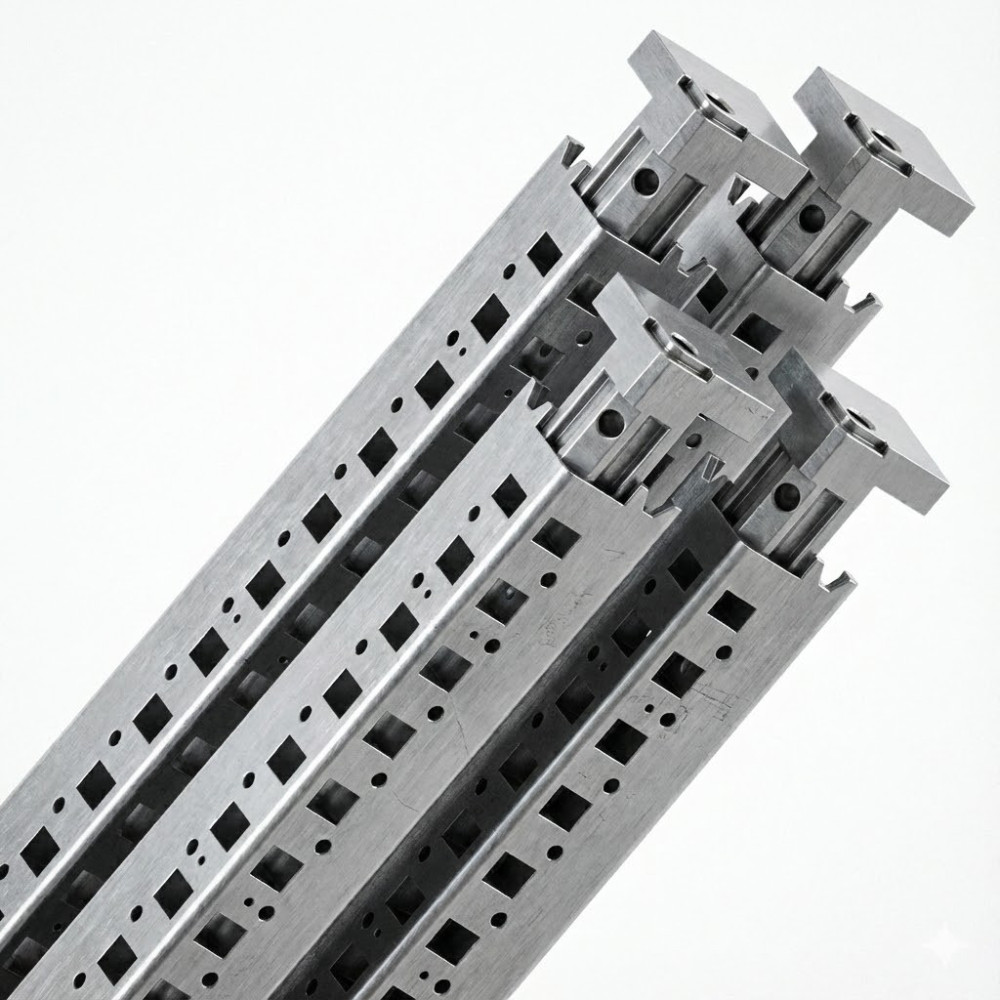 Montants verticaux - H2000mm - lot de 4 SF Kit - PanelSeT Schneider Electric - NSYSFV20,Accessoires