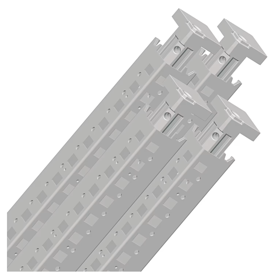 Montants verticaux - H2000mm - lot de 4 SF Kit - PanelSeT Schneider Electric - NSYSFV20,Accessoires