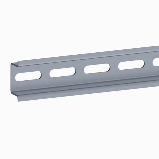 Rail DIN symétrique type A - perforé - 35x15mm - L2000mm -