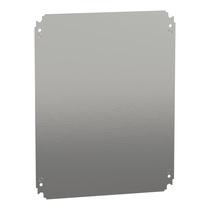 Platine de montage - châssis plein - acier galva. 