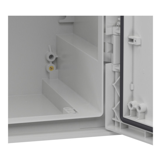 Coffret polyester 1056x852x350 - IP66 Ral 7035 - PanelSeT Schneider Electric - NSYPLM108G,Coffret