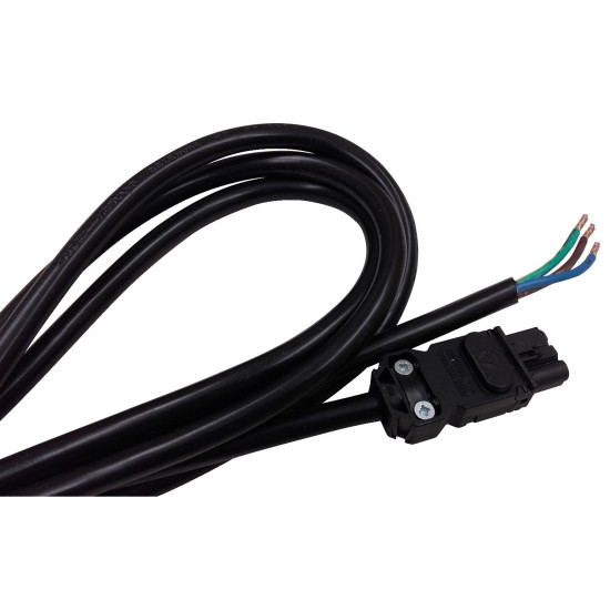 Câble d'alimentation - pour lampes à LED IEC - 3m - PanelSeT Schneider Electric - NSYLAM3M,Câble