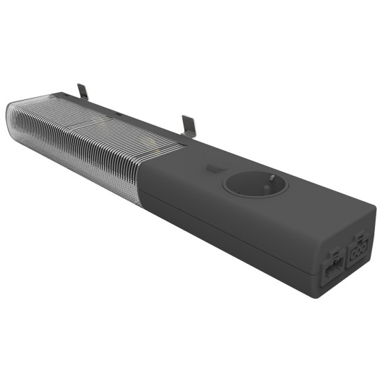 Lampe LED - avec prise VDE(FR) + interrupteur - 120/230Vac PanelSeT Schneider Electric -