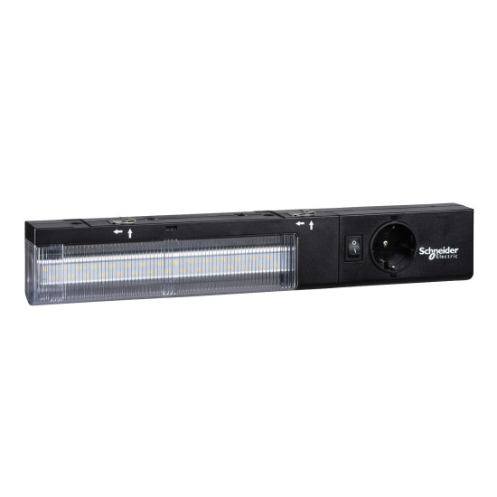 Lampe LED - avec prise VDE(FR) + interrupteur - 120/230Vac PanelSeT Schneider Electric -