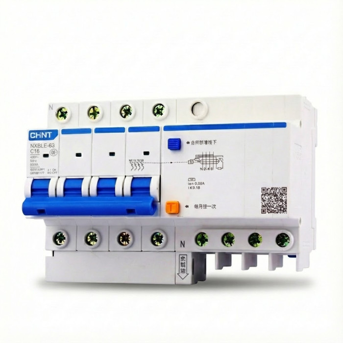 Disjoncteur Différentiel 6kA 4P C-16A 300mA NXBLE-63 CHINT -