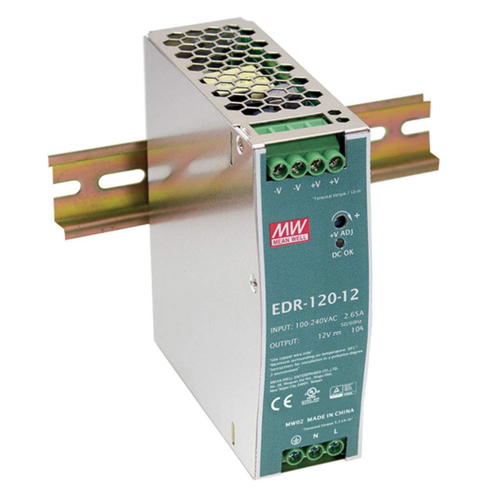 EDR-120-2410A 88-264V MONOPHASE 12V CC 120W - PROTEC - EDR-120-12,Convertisseur de Tension