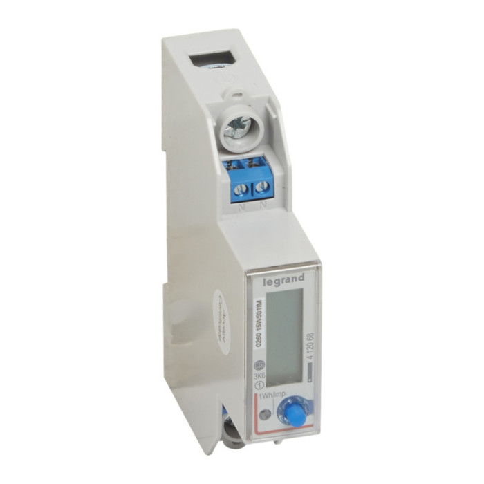 Compteur 45A Monophasé 1 Module RS485 - LEGRAND - 412068,Compteur d'énergie