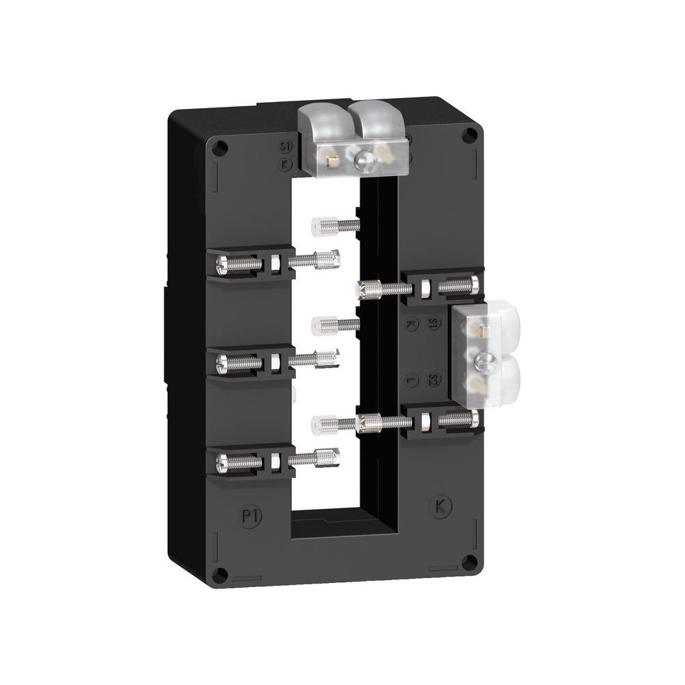 Transformateur d’ Intensité (TI) 2000/5A DOUBLE SORTIE BARRE 38x127MM - SCHNEIDER -