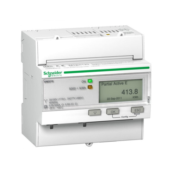 Acti9 iEM compteur d'énergie tri TI impulsions MID - SCHNEIDER