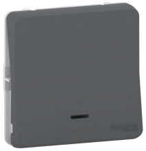 Interrupteur bouton poussoir lumineux LED - composable - IP55 -