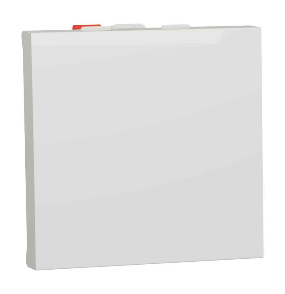 Interrupteur simple allumage va et vient 2modules blanc unica Interrupteur simple allumage va et vient 2modules blanc unica