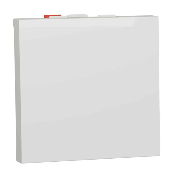 Interrupteur simple allumage va et vient 2modules blanc unica -