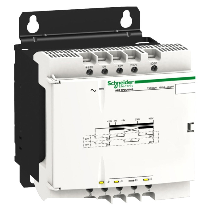 Transformateur d'Alimentation 40VA U1:230..400V U2:24V - SCHNEIDER - ABT7PDU004B,Transformateur