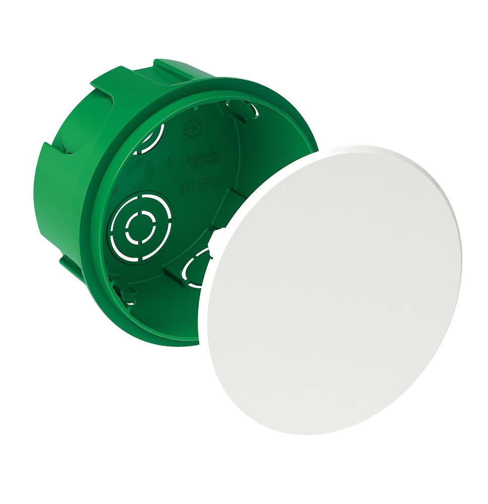 Boite de distribution pour murs plein - 100X50 IP30 green - Boite de distribution pour murs plein - 100X50 IP30 green -