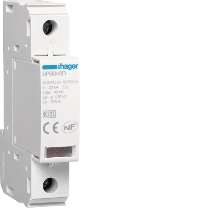 PARAFOUDRE -40KA- HAGER- SP140D,Parafoudre