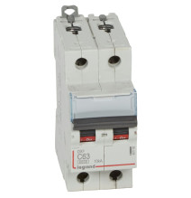 Disjoncteur DX³6000 10kA arrivée haute et départ bas à vis 2P