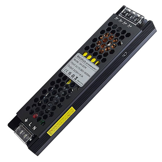 TRANSFORMATEUR LED 25A 100-240V MONOPHASE 12V CC 300W -PROTEC