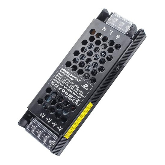 TRANSFORMATEUR LED- 12,5A 100-240V MONOPHASE -24V 300W BG-PROTEC