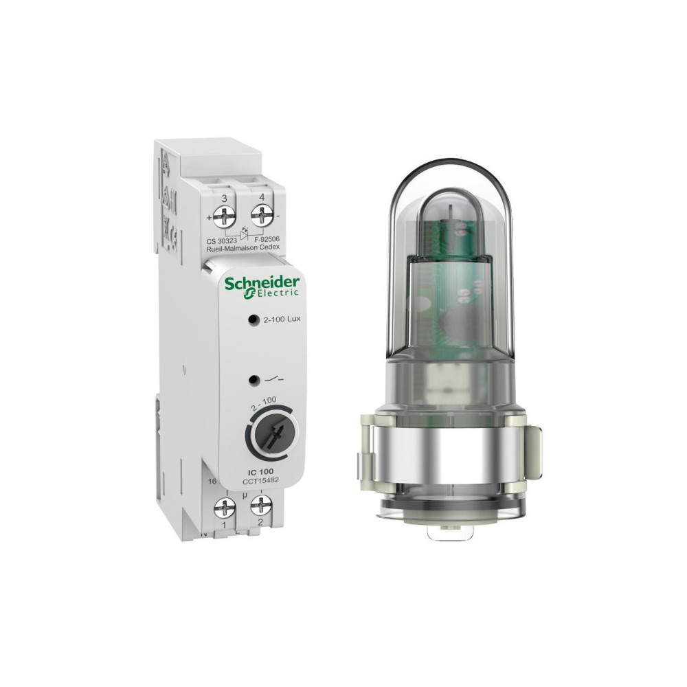 INTERRUPTEUR CREPUSCULAIRE ACTI9 IC100 - SCHNEIDER - CCT15482,Disjoncteur Modulaire Acti9 Schneider