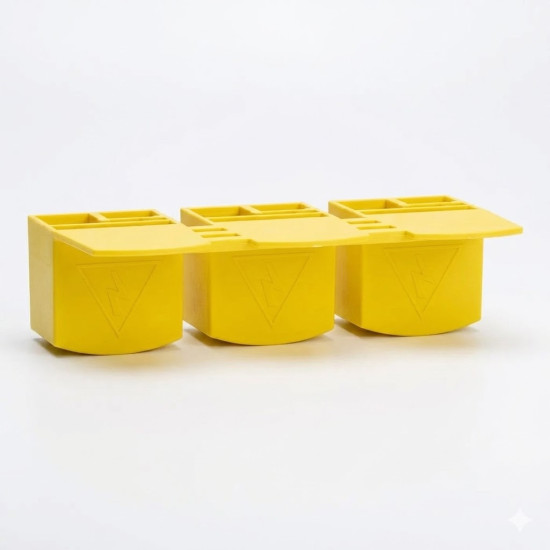 Isolateurs dent de peigne horizontal lot de 12 - SCHNEIDER - A9X21096,Electricité & Domotique