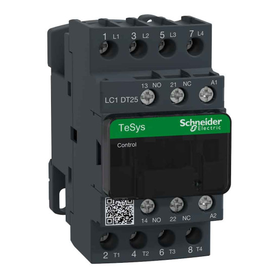 Contacteur 4 PÔLES AC-1 440V - 25A - bobine 220Vca TeSys LC1D Schneider Electric -