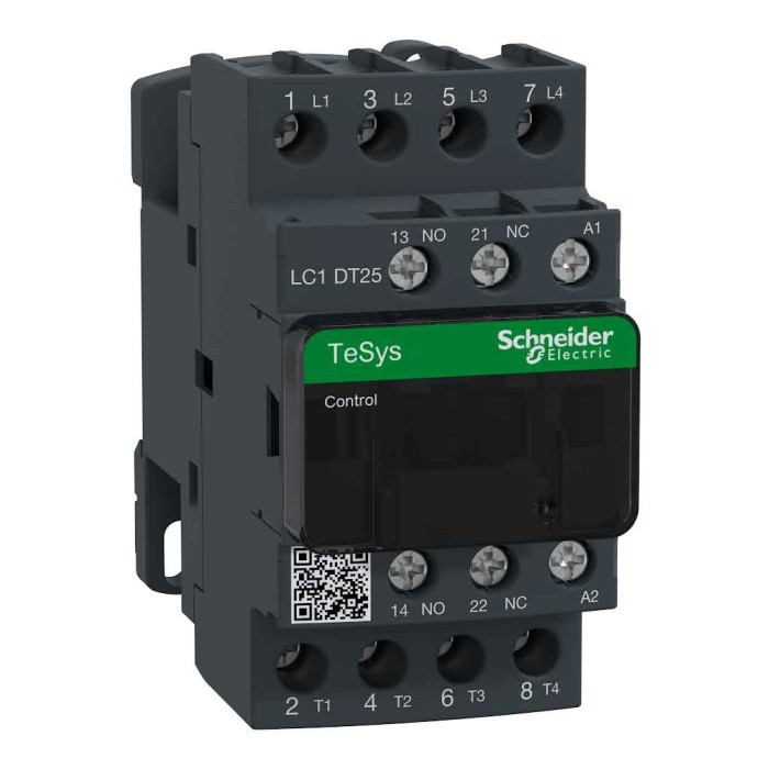 Contacteur 4 PÔLES AC-1 440V - 25A - bobine 220Vca TeSys LC1D Schneider Electric -