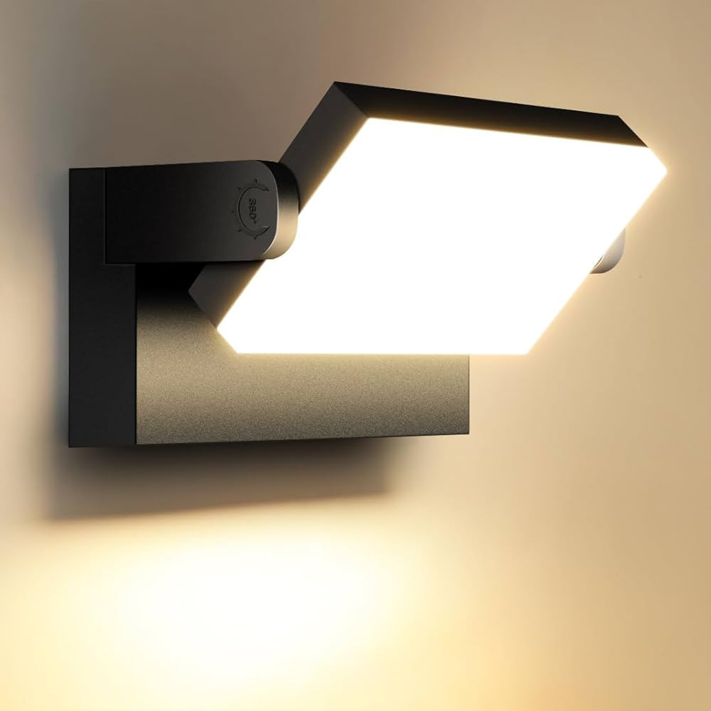 Projecteur LED IP66 1 X E27 GERMANA NOIR OPAL SANS AMPOULE -