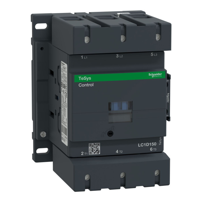 Contacteur 3 PÔLES - AC-3 440V - 150A - bobine 220Vca TeSys LC1D Schneider Electric -