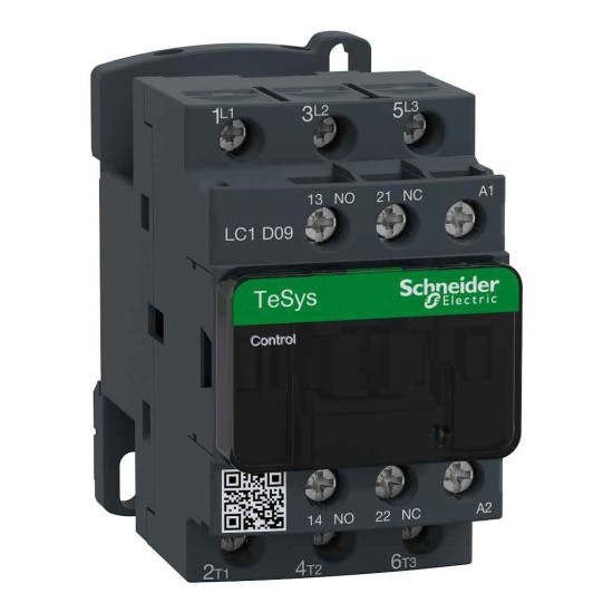 Contacteur 3 PÔLES - AC-3 440V - 9A - bobine 48Vca TeSys LC1D Schneider Electric -