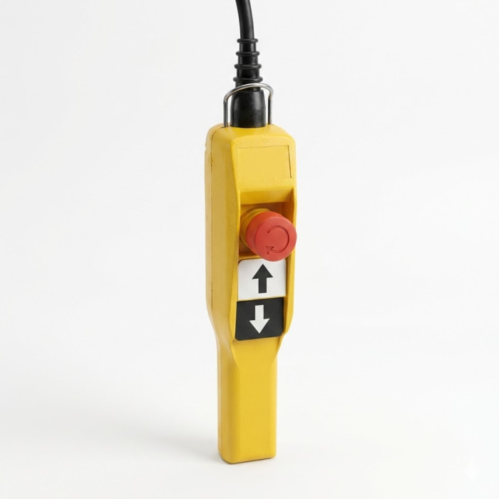 Boîte pendante - 2 poussoirs 1 arrêt d'urgence Harmony XACA Pistol grip - SCHNEIDER -