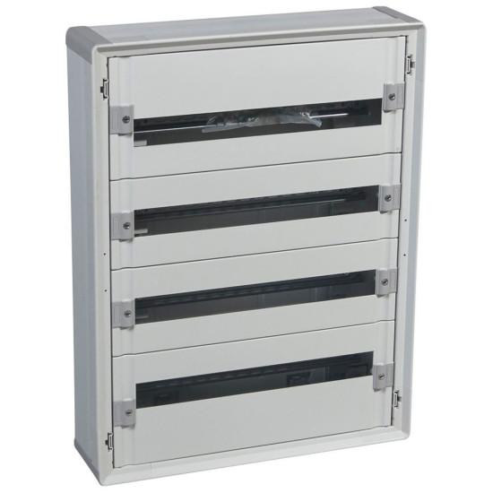 Coffret distribution isolant XL³160 tout modulaire 4 rangées - 96 modules - Legrand - 401804,Prise