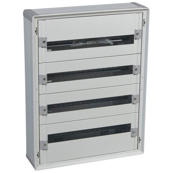 Coffret distribution isolant XL³160 tout modulaire 4 rangées - 96 modules - Legrand - 401804,Prise