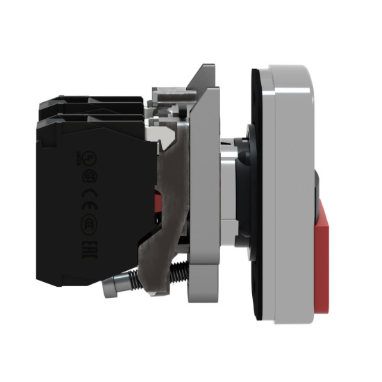 Bouton poussoir double touche + voyant blanc - 1F+1O - 230V Harmony XB4 - SCHNEIDER -