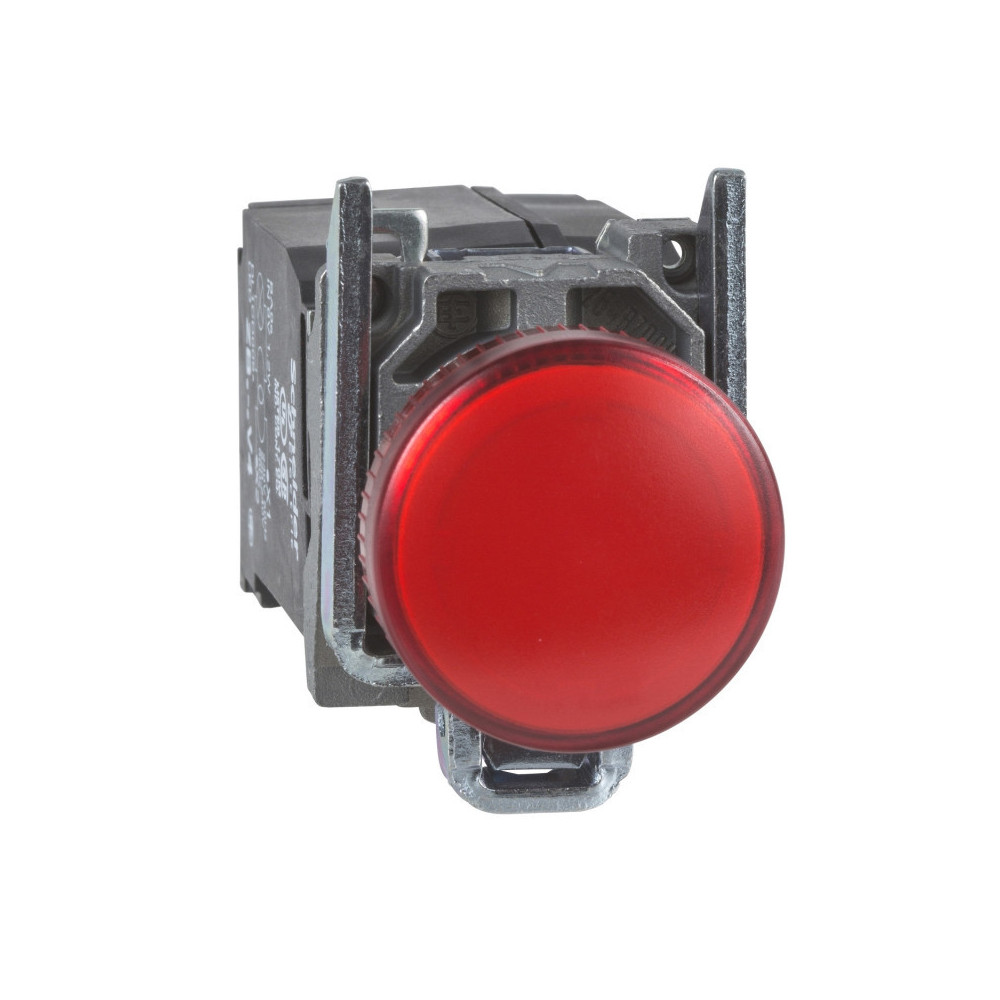 Voyant lumineux BA9s - Ø22 - rouge - direct 250V max - vis étrier Harmony XB4 - SCHNEIDER -