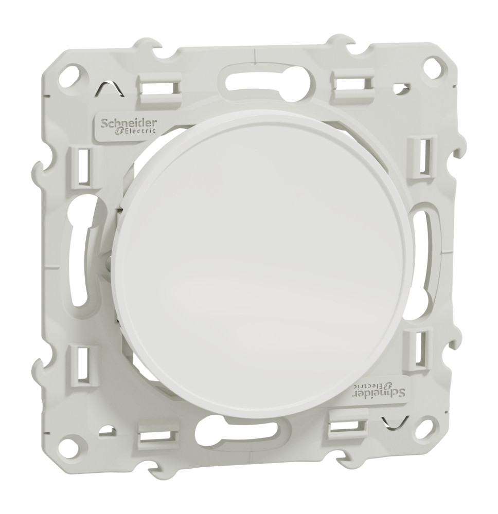 Obturateur - blanc - griffes montées Odace Schneider Electric - Obturateur - blanc - griffes montées Odace Schneider Electric -