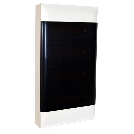 Coffret saillie 4X18 modules - Porte fumée - Bornier T+N - Legrand - 137219,Prise & Coffret