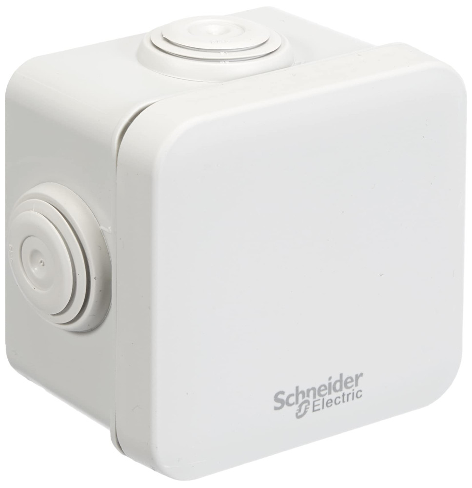 Boite de dérivation IP55 + embouts 65x65x45, gris - Mureva Box Boite de dérivation IP55 + embouts 65x65x45, gris - Mureva Box