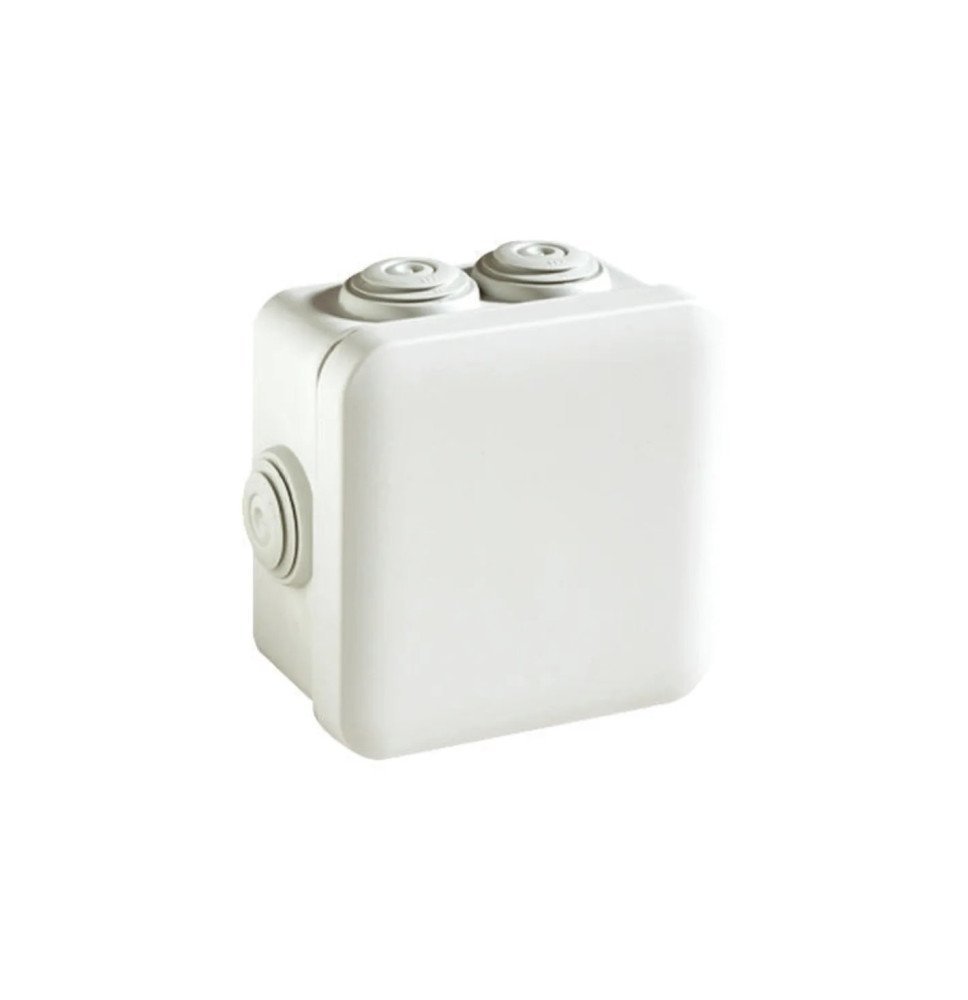 Boite de dérivation IP55 + embouts 105x65x55, gris - Mureva Box Boite de dérivation IP55 + embouts 105x65x55, gris - Mureva Box