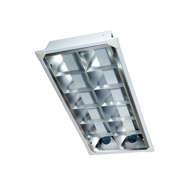 Reglette Grillage Encastre 2x0,60m Led - INGELEC - 1050108053