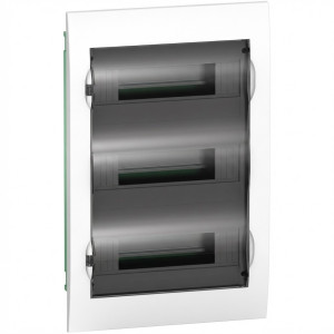 Coffret encastré 36 Modules - porte fumée Easy9 - SCHNEIDER - EZ9E312S0F,Coffrets - Armoires et