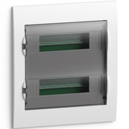 Coffret encastré 24 modules - Porte fumée Easy9 - SCHNEIDER - EZ9E212S0F,Coffrets - Armoires et