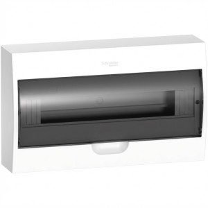 Coffret apparent 18 modules porte fumée Easy9 - SCHNEIDER - EZ9E118S0S,Coffrets - Armoires et