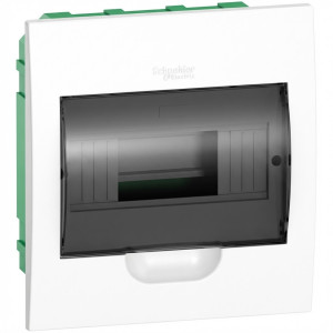 Coffret encastré 8 modules porte fumée Easy9 - SCHNEIDER - EZ9E108S0F,Coffrets - Armoires et