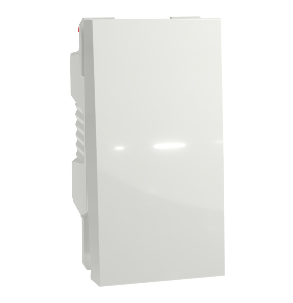 Interrupteur bouton-poussoir NO – 10A – connex rapide – 1 mod – Interrupteur bouton-poussoir NO – 10A – connex rapide – 1 mod –